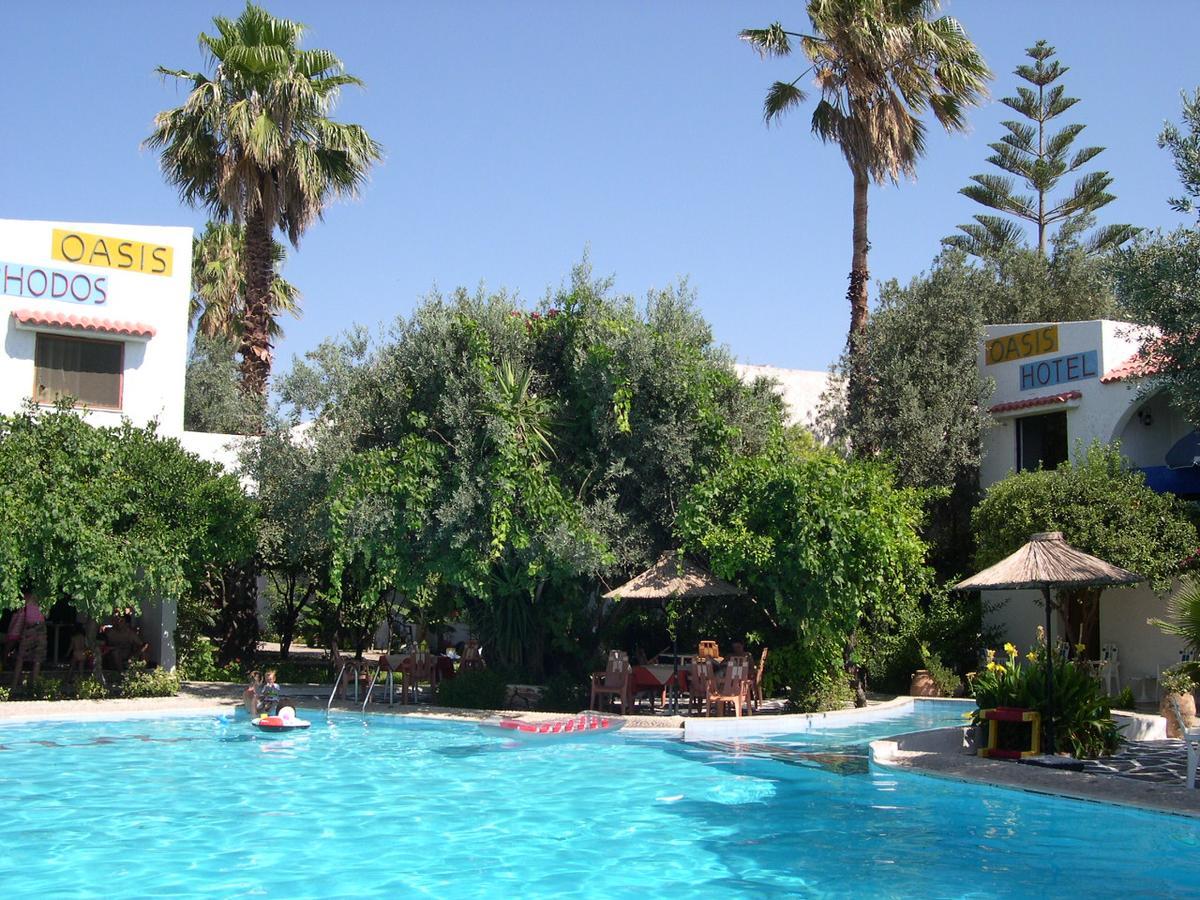 Oasis Hotel Bungalows Rhodes Afantou Bagian luar foto